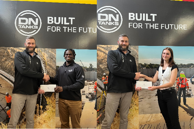 Northeastern Co-Ops Win Scholarships from Employer DN Tanks