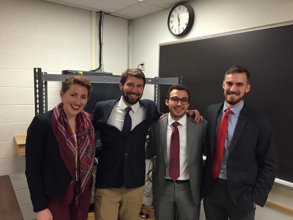 Capstone Team wins NEWEA Student Design Competition