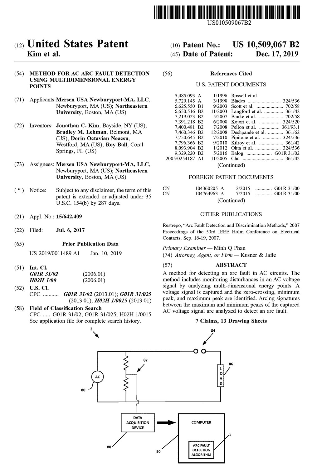 first page of patent