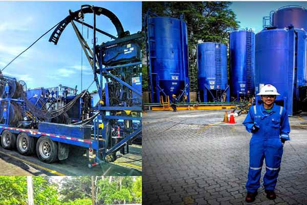 student at work at plant in Equador