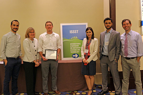 CEE Student Wins 1st Prize at ISSST Poster Competition