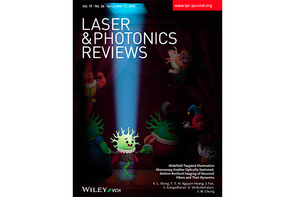 Chung’s Research Featured on Cover of Laser & Photonics Reviews