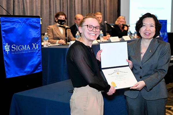 Northeastern’s Sigma Xi Chapter Recognized for Excellence