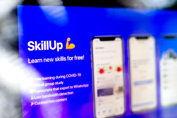 Screen of SkillUp app