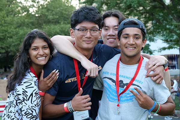 Students participating in Summer Bridge