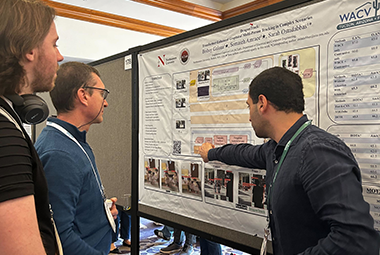 Bishoy Galoaa presenting at WAVC 2025