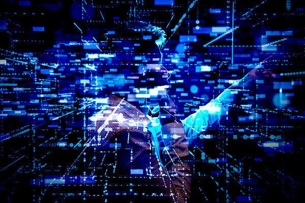 abstract image of digitization