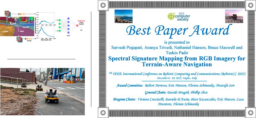 ECE PhD Student Receives Best Paper Award at IEEE RoboticCC 2025