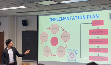 keshab siddhant presenting