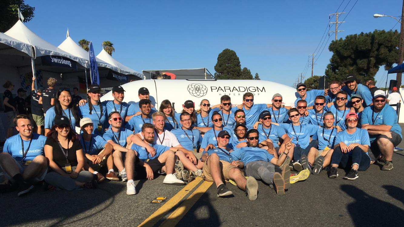 Paradigm Hyperloop Team Competes at SpaceX