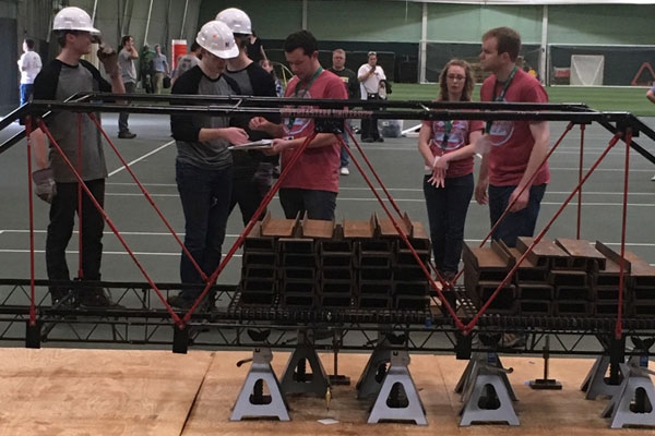 NUASCE Steel Bridge Team Successful at Competition
